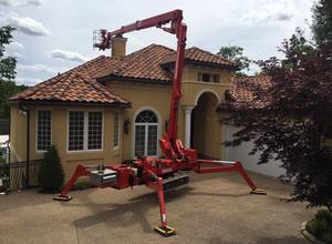 Tracked-lift-chimney